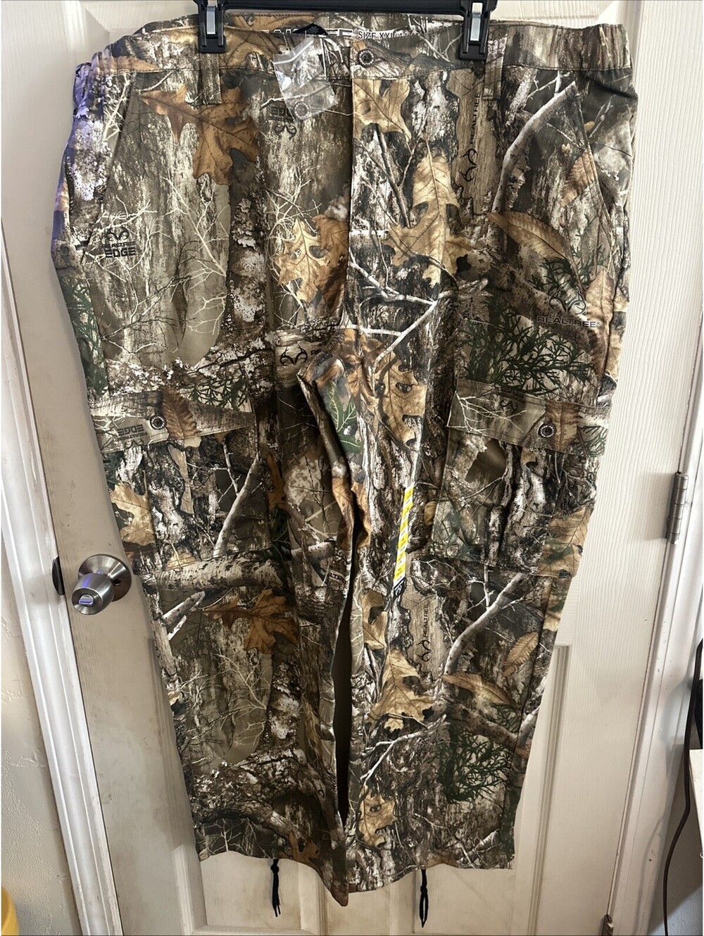 Realtree Edge Camo Cargo Pants Mens Size 2XL 44-46 XXL Camouflage 6 Pockets New